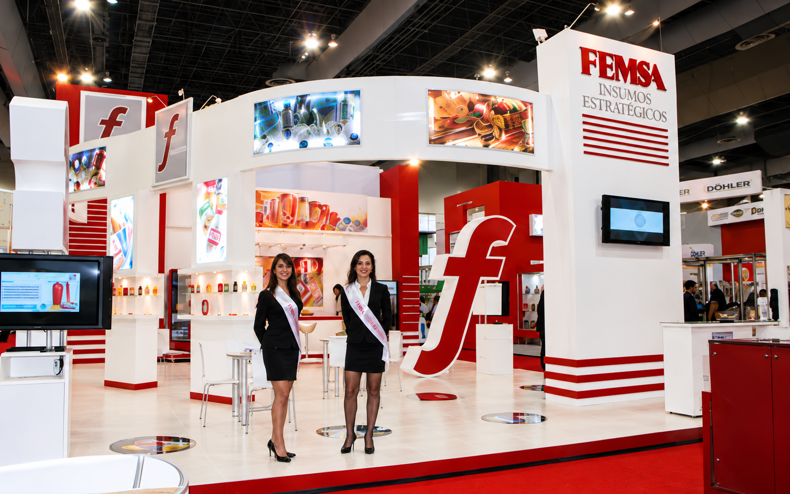 Fotografía de stand del portafolio COREXA DISPLAY: colash